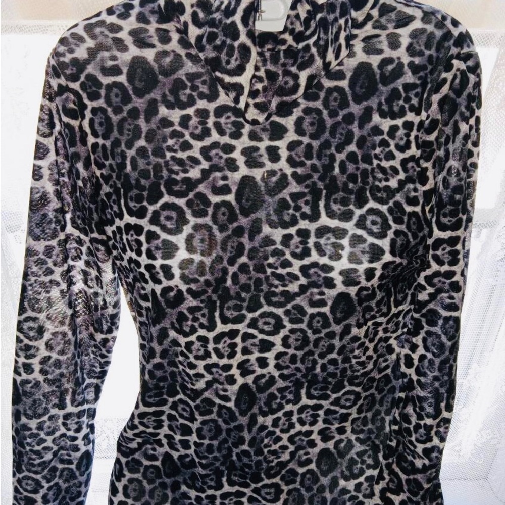 Leopard Print Women's Top